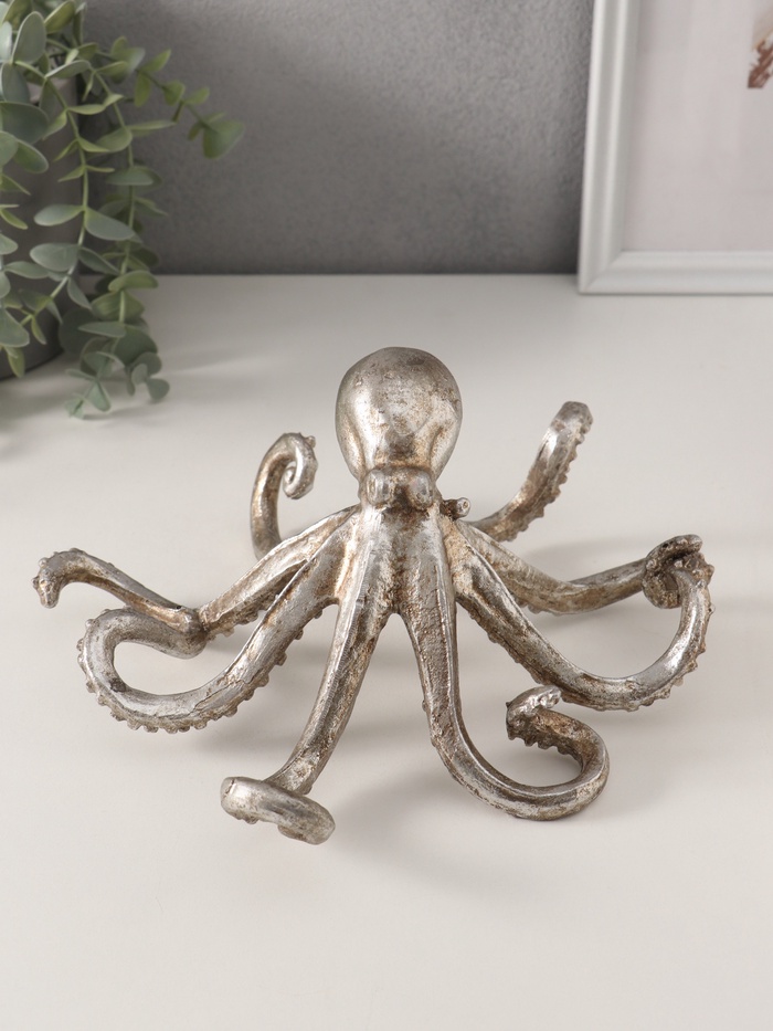 Фигурка «Осьминог», полистоун, 20.5×11.5×22.5 см